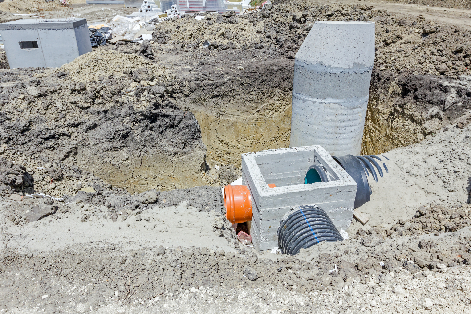 Residential drainage and sewage systems - Turnkey Drainage