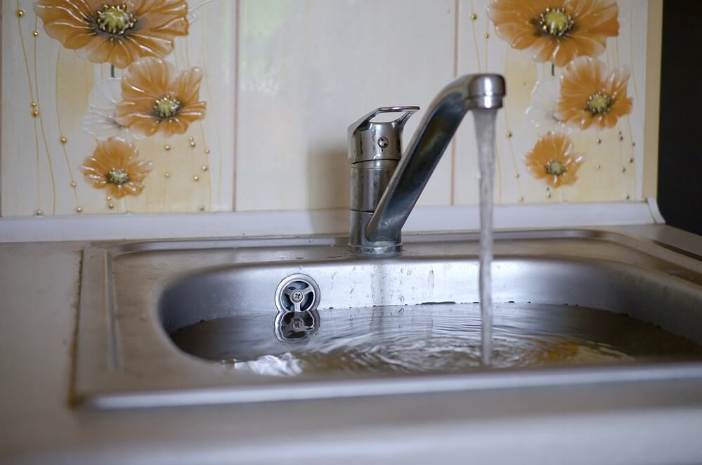 clogged drain sink