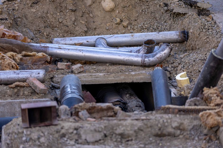 Drain pipe installation in New Orleans property